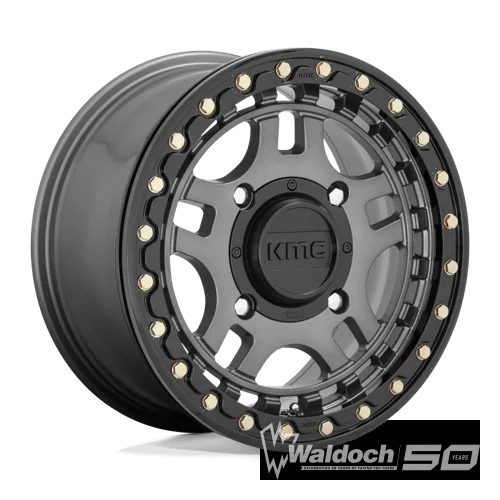 KS240 BL 14X7 4X137 G-MTL BLK-RING 38MM