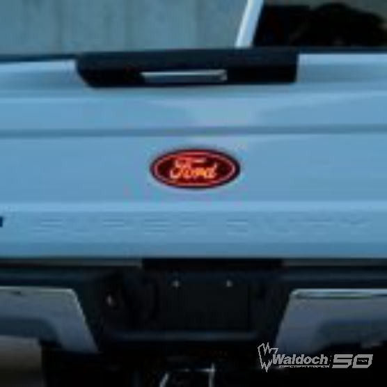 Luminix Ford LED Tailgate Emblems-Ford Super Duty Rear Emblem - 92752