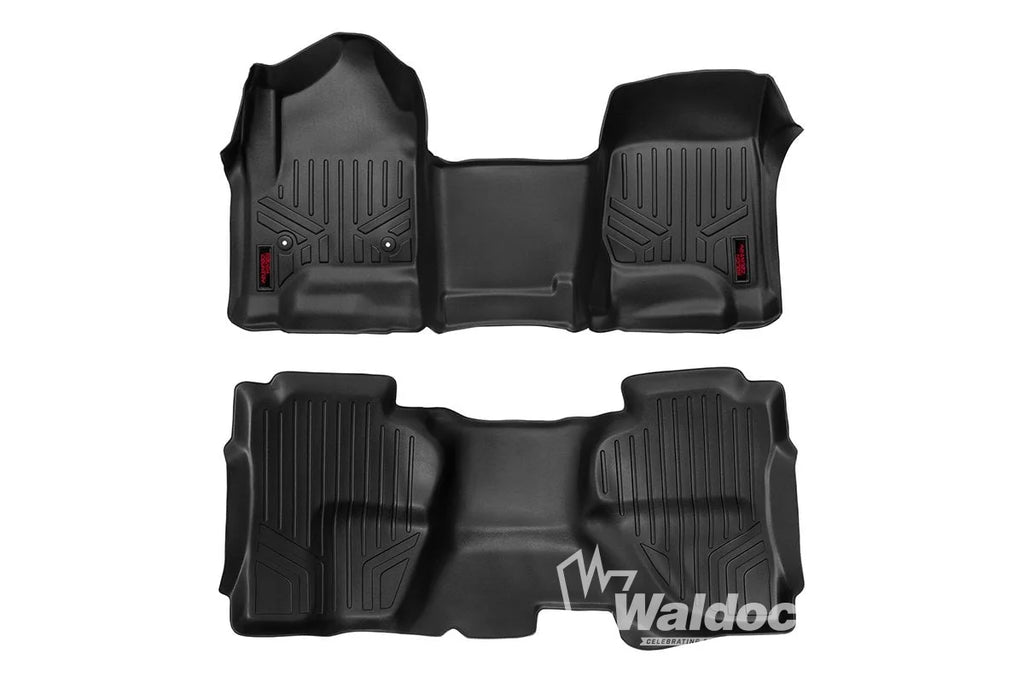 Floor Mats | FR & RR | OV Hump | Ext Cb | Chevy/GMC 1500/2500HD/3500HD 2WD/4WD