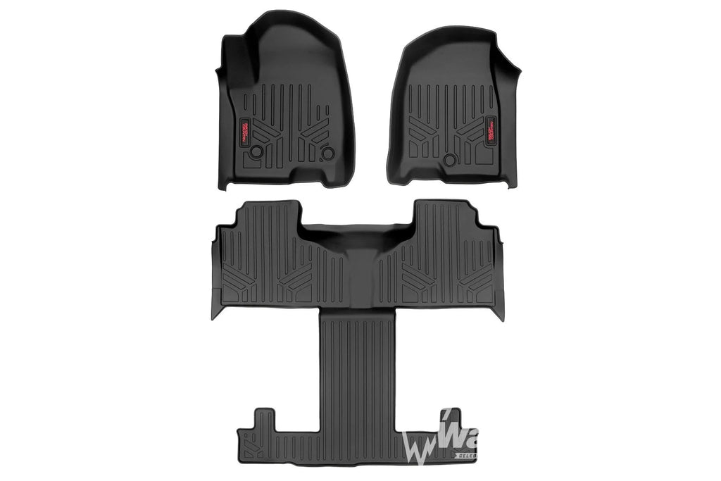 Floor Mats | FR & RR | FR/RR Bucket | Chevy/GMC Tahoe/Yukon 2WD/4WD (21-25)