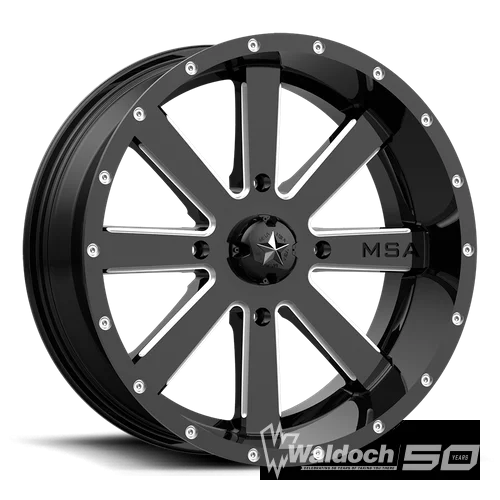 M34 24X7 4X156 G-BLK MILL 00MM