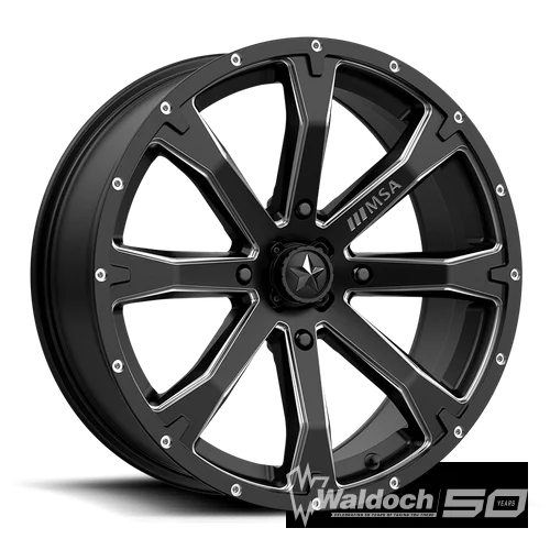 M42 20X7 4X137 S-BLK MILL 10MM