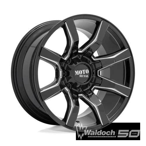 MO804 22X10 5X5.0/5.5 G-BLK MILL -18MM