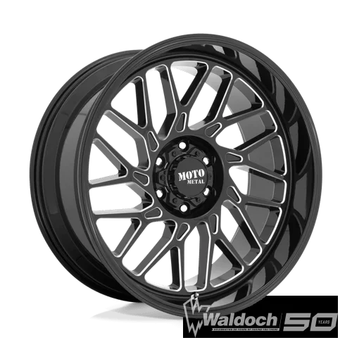 MO805 22X10 6X135 G-BLK MILL -18MM