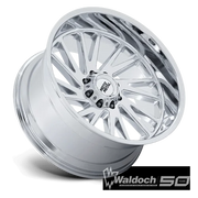 COMBAT 22X10 8X180 124 -18 CHROME