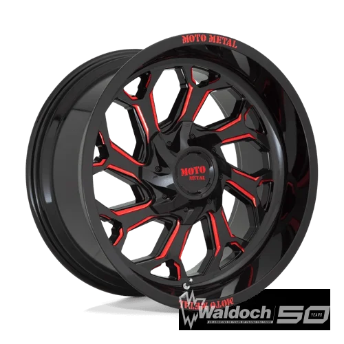 MO999 22X12 6X135/5.5 GBLK MILL RTCC -44