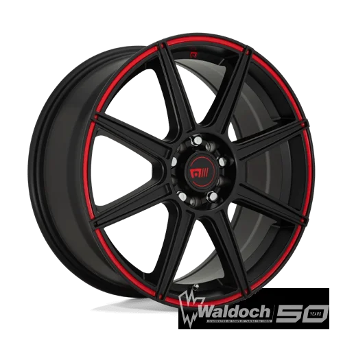 MR142 18X8 5X4.5/120 S-BLK RED 45MM