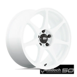 BATTLE 17X8 5X100 72 +30 WHITE