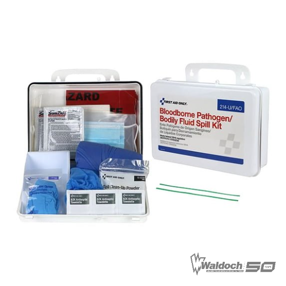 24PC BLOODBOURNE PATHOGEN BODY FLUID SPILL KIT - 214UFAOAC-KIT
