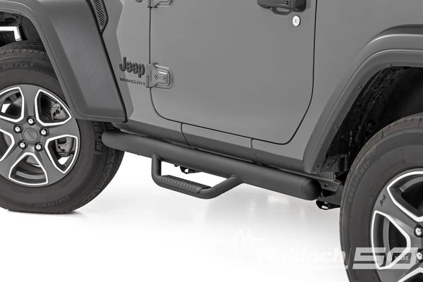 Nerf Steps | Full Length | 2 Door | Jeep Wrangler JL 4WD (2018-2025)