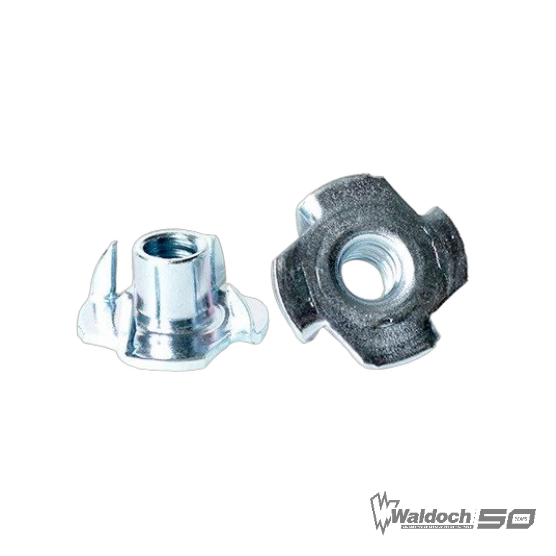 5/16-18 TEE NUT ZINC 3 PRONG 3/8 BARREL