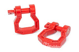D-Ring | Forged | Pair | Red
