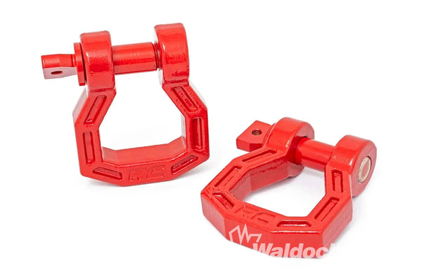 D-Ring | Forged | Pair | Red