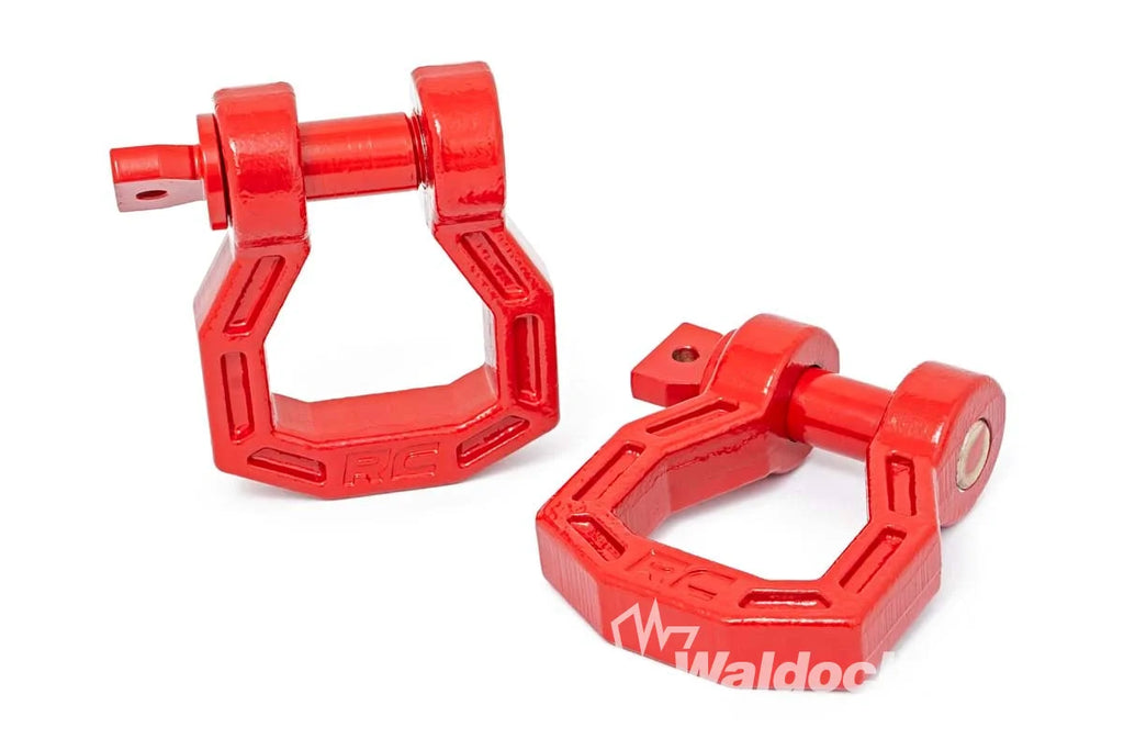 D-Ring | Forged | Pair | Red