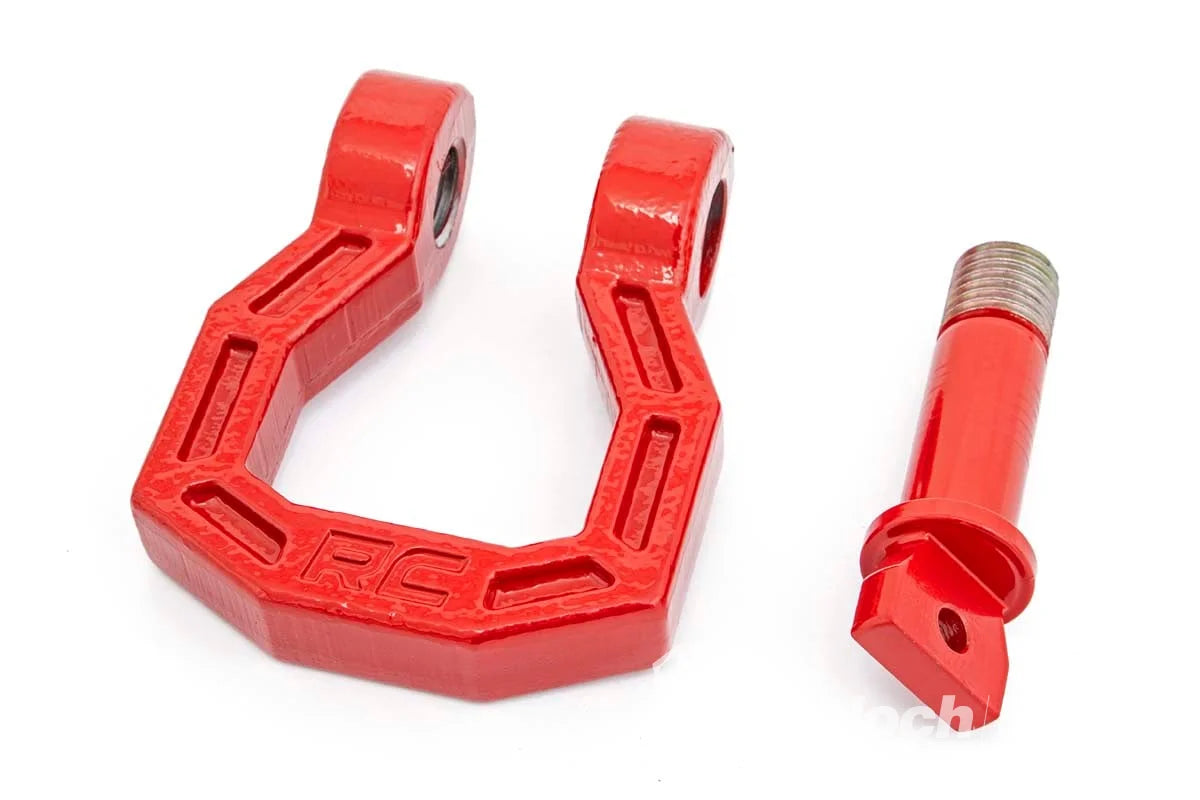 D-Ring | Forged | Pair | Red