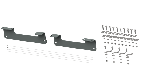 Custom Installation Brackets For Universal Mounting Rails For Some Ford Trucks