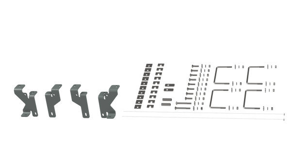 Custom Installation Kit For Universal Mounting Rails For Some RAM Trucks