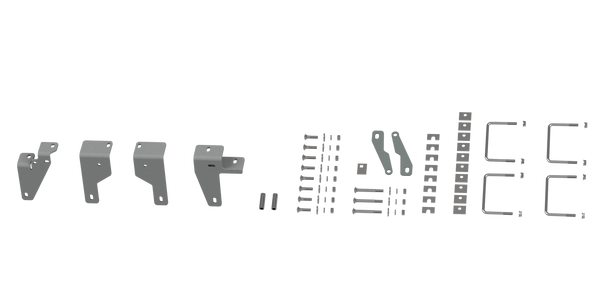 Custom Installation Brackets For Universal Mounting Rails For Some RAM Trucks