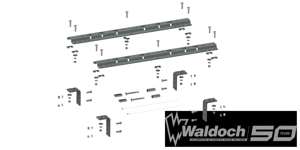 Universal Mounting Rails For 5th Wheel Hitches