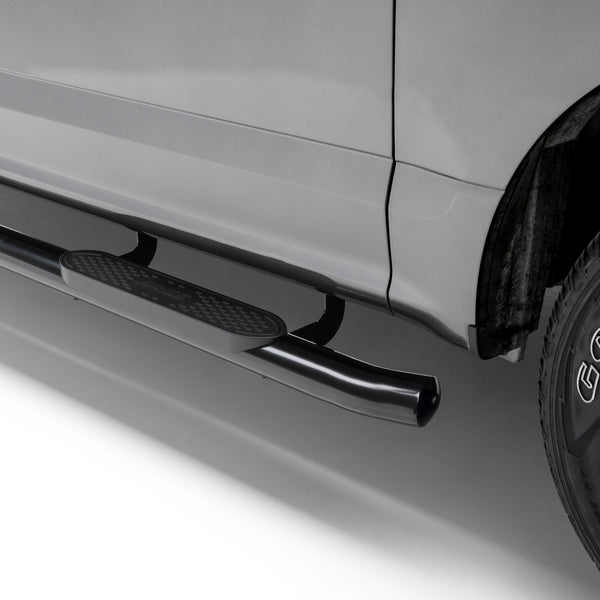 4" Black Steel Oval Side Bars, Select Ford Ranger SuperCrew