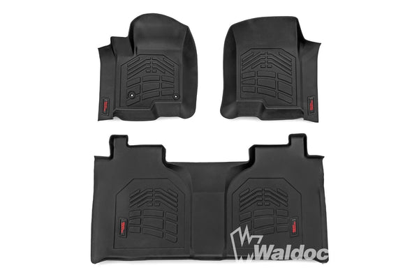 Sure-Fit Floor Mats | FR & RR | FR Bucket | Crew | Chevy/GMC 1500/2500HD/3500HD (19-25 & Classic)