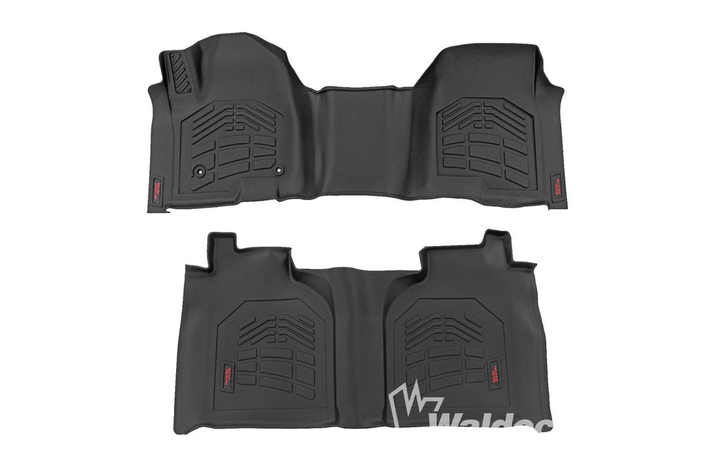 Sure-Fit Floor Mats | FR & RR | FR Over Hump | Crew | Chevy/GMC 1500/2500HD/3500HD (19-25)