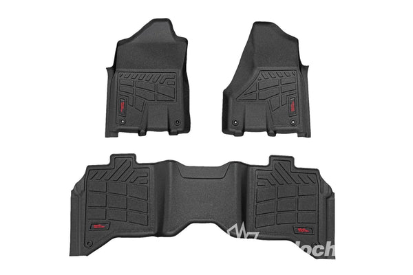 Sure-Fit Floor Mats | Front & Rear | Crew | Ram 2500/3500 2WD/4WD (2019-2025)