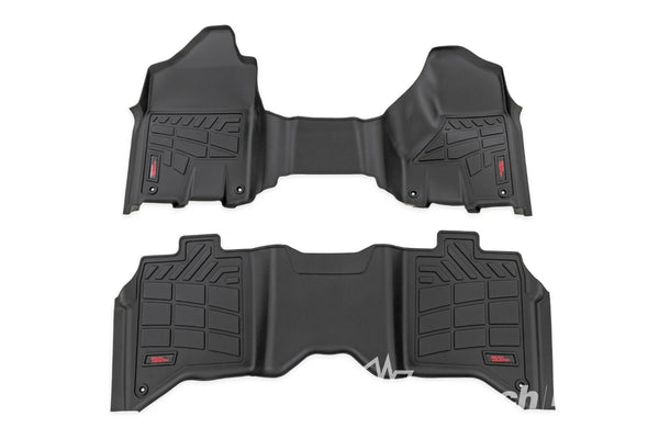 Sure-Fit Floor Mats | Front & Rear | Crew | Ram 2500/3500 2WD/4WD (2019-2025)
