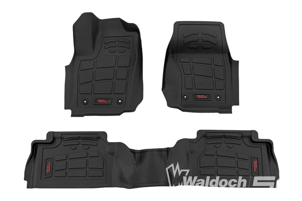 Sure-Fit Floor Mats | Front & Rear | TRD PRO | Double Cab | Toyota Tacoma (24-25)