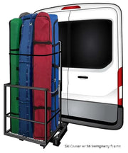 HITCH MOUNTED SKI CARRIER ON A SWINGAWAY FRAME