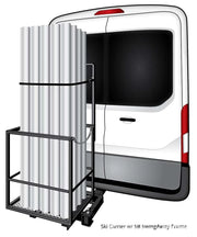 HITCH MOUNTED SKI CARRIER ON A SWINGAWAY FRAME