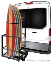 HITCH MOUNTED SKI CARRIER ON A SWINGAWAY FRAME