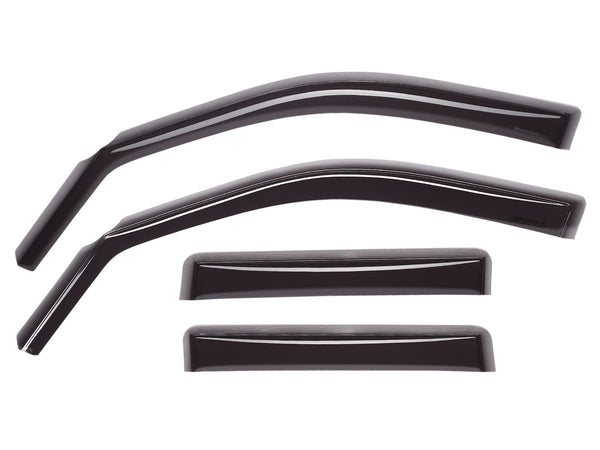 DARK TINT SIDE WINDOW DEFLECTORS-FRONT AND REAR SET