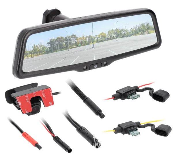 9" Live View Streaming Rear View Mirror: TE-LVM9