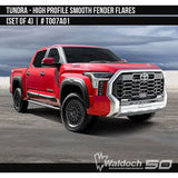 High Profile Smooth Fender Flare Set for 2022-2025+ Toyota Tundra