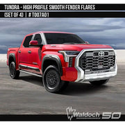 High Profile Smooth Fender Flare Set for 2022-2025+ Toyota Tundra