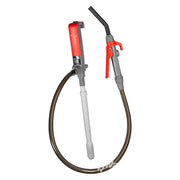 TERA PUMP TREP01-T Multipurpose Battery Powered Fuel Pump with Quick Stop Nozzle for Diesel, DEF, Kerosene - Gas Liquid Transfer Pump with Telescopic Suction (2.4 GPM, 360 Swivel Nozzle) - TREP01-T