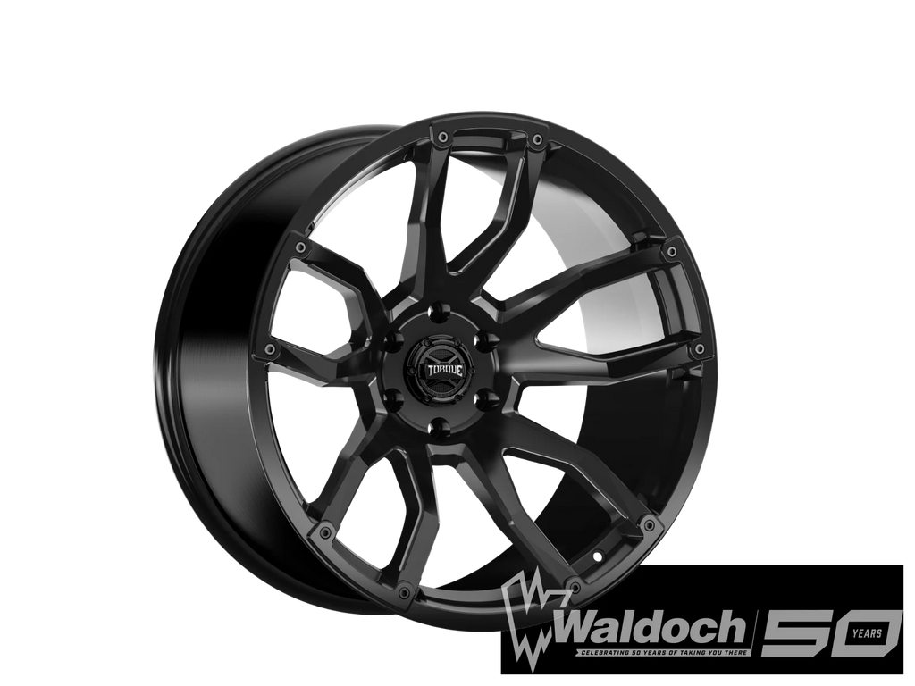 Torque Impact | Satin Black| 20x9 | 6x135 | -12mm