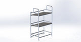 Custom Luggage Rack for Airport Shuttles Buses bus Van Vans Metal Strong Shelves Stainless Steel Mercedes Ford Ram