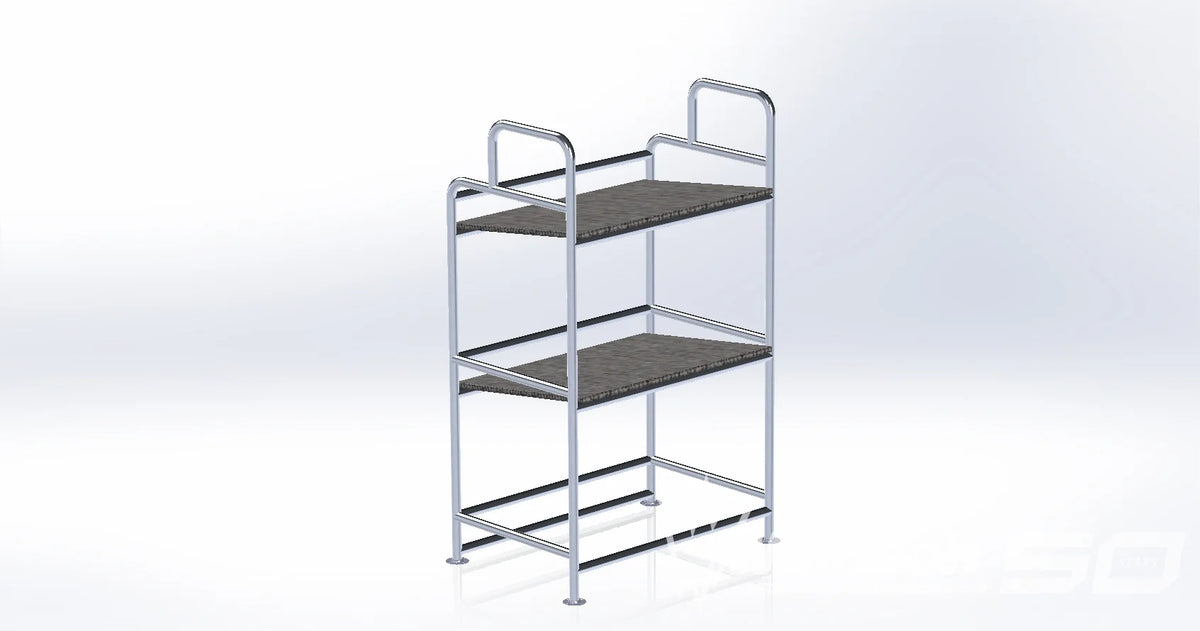 Custom Luggage Rack for Airport Shuttles Buses bus Van Vans Metal Strong Shelves Stainless Steel Mercedes Ford Ram