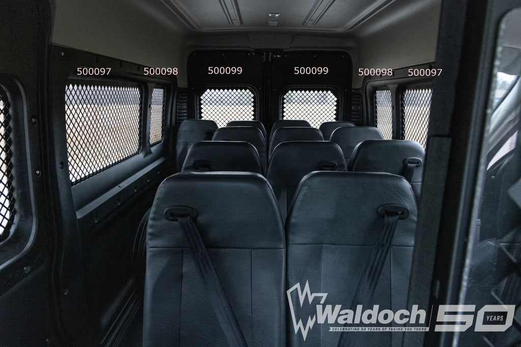 Waldoch Prison Van Steel Screen Window Covers Full Kit