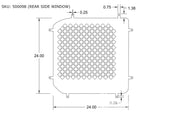 Waldoch Prison Van Steel Screen Window Covers Full Kit