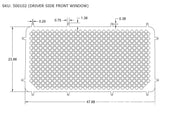Waldoch Prison Van Steel Screen Window Covers Full Kit