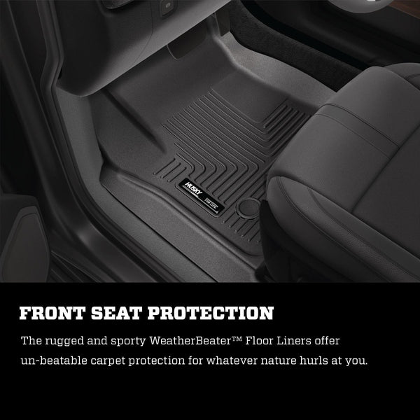 Weatherbeater - Front & 2nd Seat Floor Liners (Footwell Coverage)