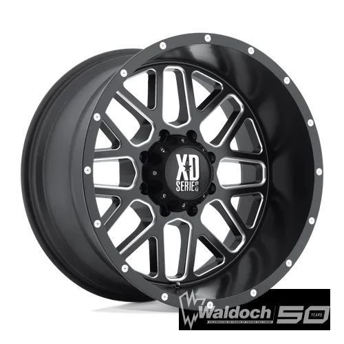 XD820 22X12 6X5.5 S-BLK MILL -44MM