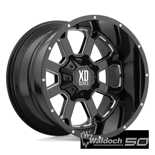 XD825 20X10 6X135/5.5 G-BLK MILL -24MM