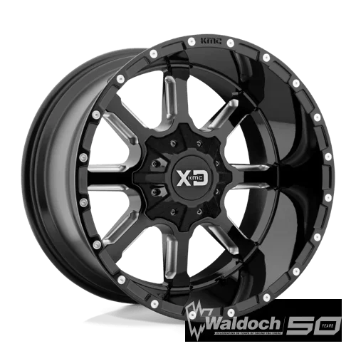 XD838 20X9 5X5.0/5.5 G-BLK MILL 0MM