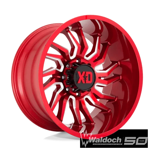 XD858 20X10 5X5 CANDY RED MILLED -18MM