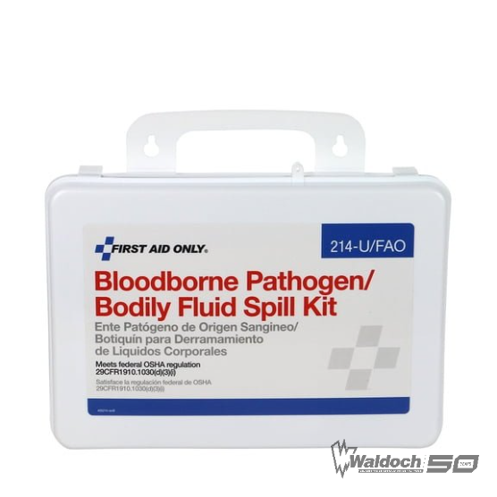 24PC BLOODBOURNE PATHOGEN BODY FLUID SPILL KIT - 214UFAOAC-KIT