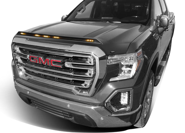 Aeroskin Lightshield Color-Match Hood Protector Quicksilver Metallic